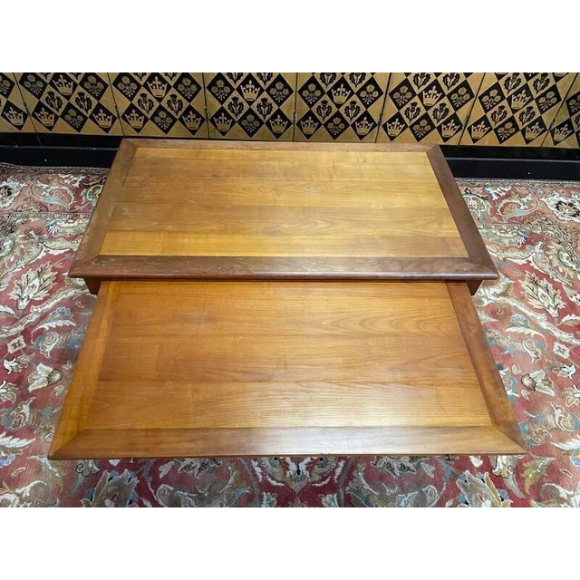 Louis Philippe Style Cherrywood Coffee Table For Sale - Image 3 of 7