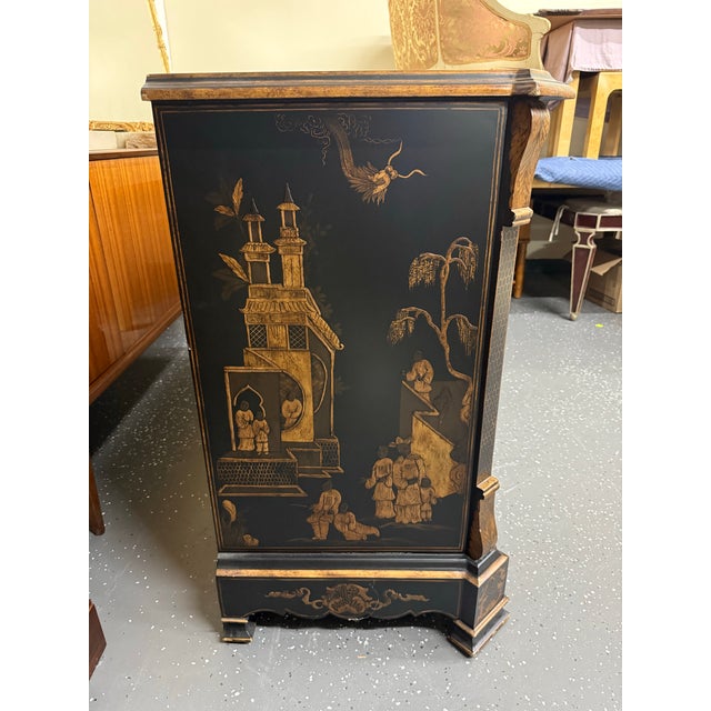 Late 20th Century Chelsea House Chinoiserie Two Door Cabinet For Sale In Baton Rouge - Image 6 of 11
