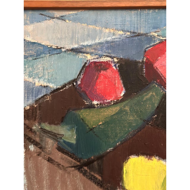Gustaf Höglund, Still Life with Fruits, 1960s, Oil on Canvas, Framed For Sale - Image 10 of 16