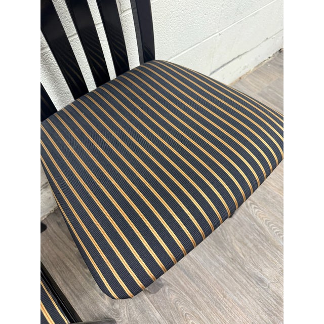 Vintage Italian Id Export SRL Postmodern Dining Side Chairs - Pair For Sale - Image 12 of 14