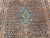 Textile Early 1900s Persian Bibikabad Rug, Hand-Knotted Herati Geometric Pattern, Rust Red & Blue, 9’ X 12’ For Sale - Image 7 of 12