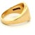 1980s Vintage Tiffany & Co. 14k Yellow Gold DFJ Monogram Signet Ring,, Size 8.5 For Sale - Image 5 of 10