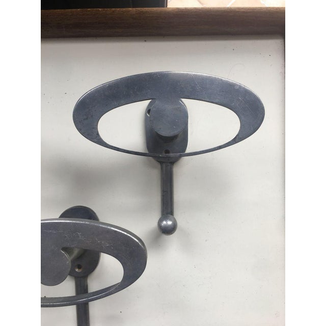 Metal Vintage Aluminum Racks, Set of 4 For Sale - Image 7 of 10