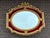1980 French Louis XVI Gold Velvet Wood Wall Mirror 1 Piece For Sale - Image 11 of 13
