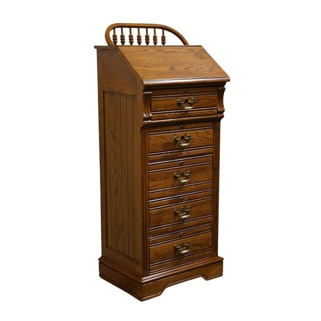 LEXINGTON FURNITURE Recollections Collection Solid Oak Rustic Country French 24" Lingerie Chest 468-310 54" High 24" Wide...