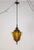1960s Caged Amber Glass Lantern For Sale - Image 10 of 12