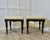 Set of Chesterfield Buttoned Leather and Walnut Stools For Sale - Image 6 of 7