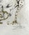 1970s 1970s Dali Les Amours Jaunes Duel W/Camelias H/Sign Etching + Gold Flakes Surreal Art For Sale - Image 5 of 5