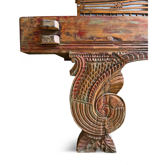 Antique Balinese Canopy Daybed For Sale In Los Angeles - Image 6 of 11