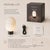 Metal Aloadecor Modern Opal Glass Cordless Rechargeable Table Lamp Unique/Statement Dimmable Led Bedside Lamp For Sale - Image 7 of 12