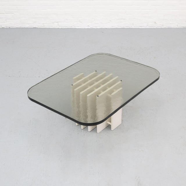 1970s Glass Coffee Table from Heinz Lilienthal, 1970s For Sale - Image 5 of 12