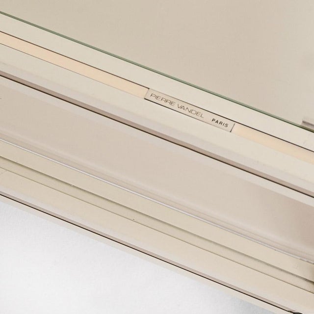 Vintage Coffee Table by Pierre Vandel, Paris, France, 1980s, in Good conditions. Designed 1970 to 1979 This piece has an...