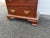 Late 20th Century Vintage Chippendale Style 5 Drawer Nightstand by Tom Selly For Sale - Image 5 of 13