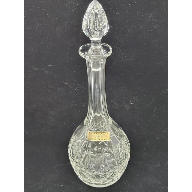 Crystal Tarn Carafe and Glasses from Saint Louis, France, 1950s, Set of 49 For Sale - Image 10 of 18