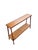 Vintage Stitched Leather and Oak Shelf by Jacques Adnet, 1950s For Sale - Image 10 of 15