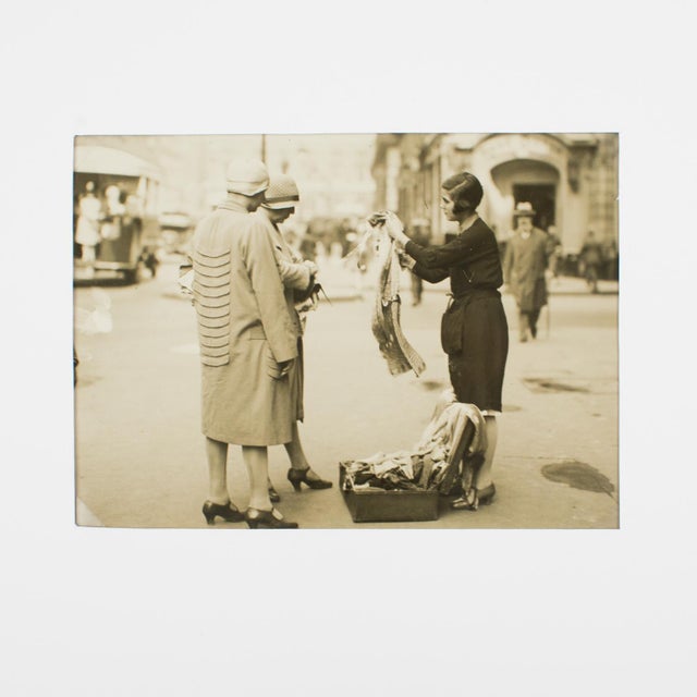 A unique, original silver gelatin black and white photograph by Press Agency Keystone View Co, Paris. Paris during the...