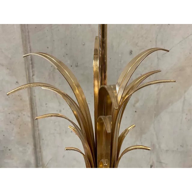 Hollywood Regency Style Palm Table Lamp from Maison Jansen, 1970s For Sale - Image 16 of 18