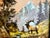 On offer is a painting by noted American wildlife and landscape painter Ted Blaylock of a magnificent bull elk walking...