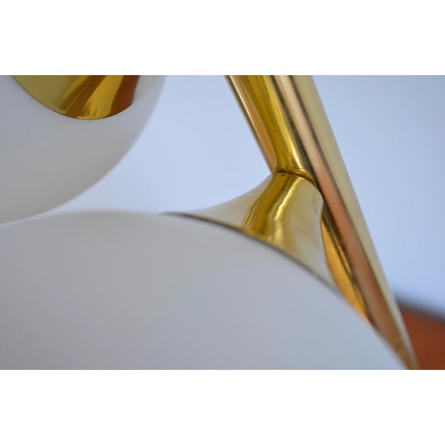 Mid-Century German Brass and Metal Table Lamp, 1960s For Sale - Image 10 of 13