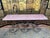 Butchers Console in Wrought Iron and Marble For Sale - Image 6 of 6