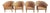 Vintage Wicker Scalloped Shell Club Chairs - a Set For Sale