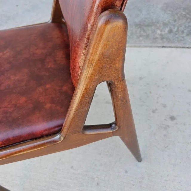 Mid Century Arne Vodder Elle Accent Chair For Sale - Image 9 of 12