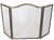 Vintage Arts and Crafts Three Fold Fireplace Screen Spark Guard For Sale - Image 11 of 13
