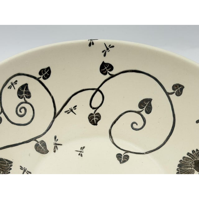 1980s Emilia Castillo Taxco, Pure Silver & Porcelain Hummingbird Serving Bowl For Sale - Image 11 of 18