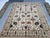 Art Deco Beige Sultani Persian-Style Floral Natural Dye Wool Area Rug, 8'2" X 9'9" For Sale - Image 3 of 16