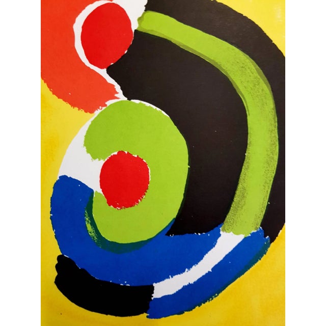 Sonia Delaunay - Composition Original Lithograph 1972 Dimensions: 32 x 25 cm Revue XXe Siècle Cahiers d'art published...