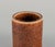 Mid-Century Glazed Ceramic Vase with Brown Glaze For Sale - Image 3 of 5