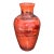 4 Vintage Chinese Realgar Peking Glass Vases For Sale