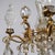 1950s Large Louis XV Style Cage Chandelier with Crystal Pendants and Amethyst Drops, 1950 For Sale - Image 5 of 18