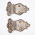 Traditional style offset surface mount ice box hinges made of brass with a nickel finish. The original mounting screws are...