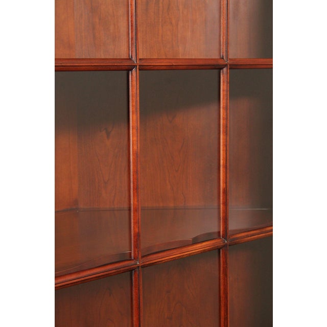 Statton Chippendale Style Cherry Corner Cabinet For Sale - Image 11 of 12