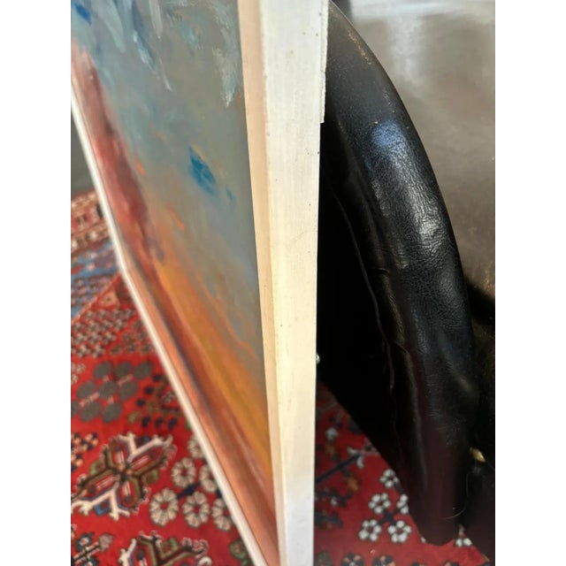 Jean Krillé, Landscape No. 94, Oil on Wood, 1984 For Sale - Image 7 of 9