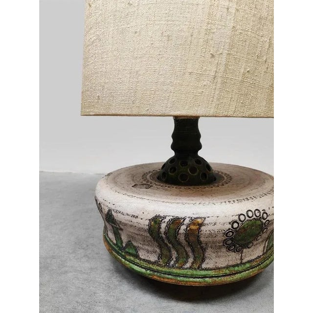 1960s Large Vintage Ceramic Table Lamp, 1960s For Sale - Image 5 of 8