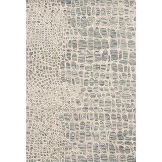Loloi Rugs Silver Gray / Ivory Masai Rug- 7'9"x9'9" For Sale