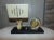Vintage Marble Desk Lamp & Clock, 1940s For Sale - Image 12 of 12