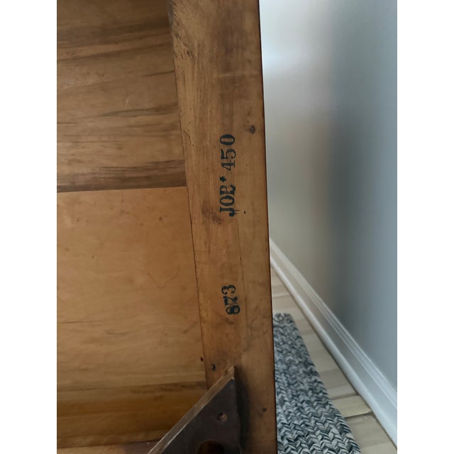 1960s Walnut Mid Century Modern Corner Step Table For Sale - Image 9 of 9