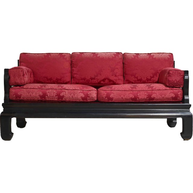 Mid-Century Chinoiserie Tomei Sofa by Raymond Sobota for Century Furniture For Sale - Image 11 of 11