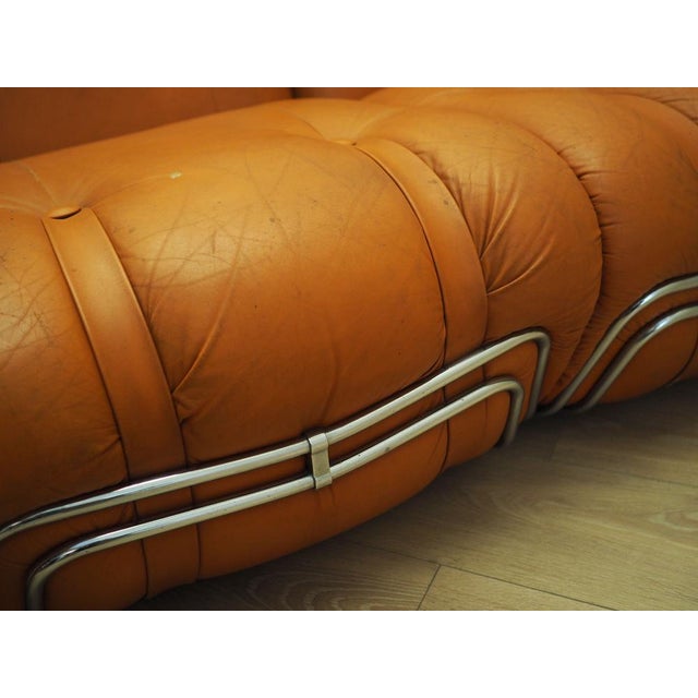Vintage Spage Age Orange Sofa, 1960s For Sale - Image 14 of 18