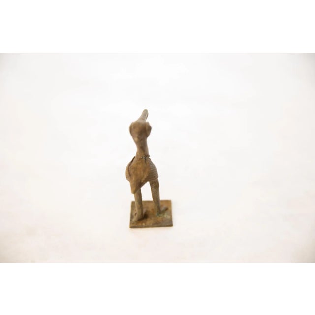 Mid 20th Century Vintage African Bronze Stork For Sale - Image 5 of 6