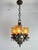 Mid-Century Brutalist Iron and Glass Chandelier, 1960s For Sale - Image 10 of 15