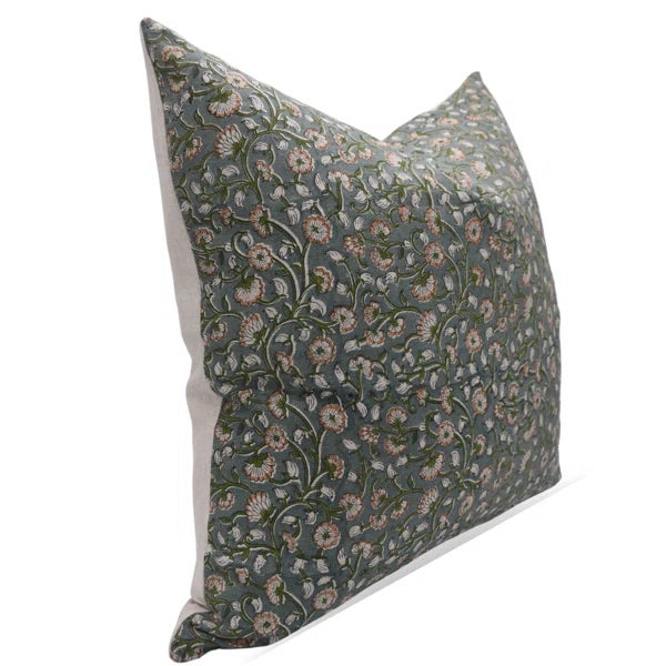 Elevate your space with the timeless charm of the Himachal Block Print Cushion Cover. Crafted from premium Pure linen,...
