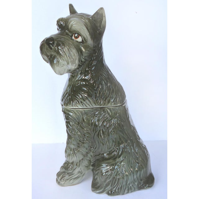 California Originals Schnauzer Dog Cookie Jar Chairish