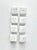 Contemporary Contemporary Crate & Barrel White Porcelain Mini Cube Dice Salt & Pepper Shakers - Set of 8 For Sale - Image 3 of 5