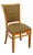 Vintage Traditional Wooden Dining Chair With Foliate Upholstery For Sale