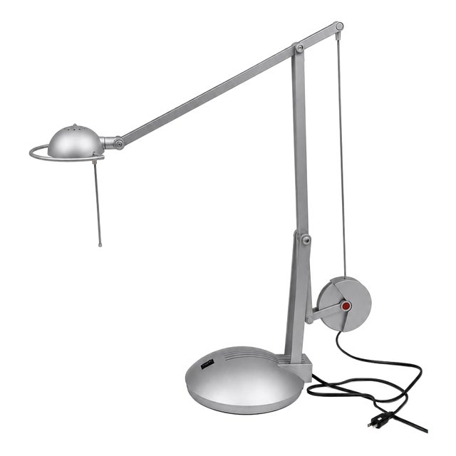 Vintage Postmodern Bauhaus Halogen Table Lamp by Brilloner, Germany, 1980s For Sale