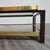 Metal Vintage Hollywood Regency Geometric Brass Coffee Table, 1970s For Sale - Image 7 of 13